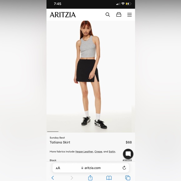 Aritzia Tatiana Skirt - Picture 2 of 3